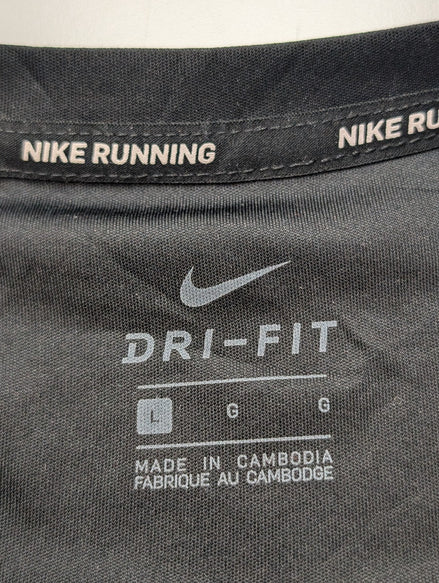 Haut Nike Running Dri-Fit Femme Noir Manches Longues Taille L