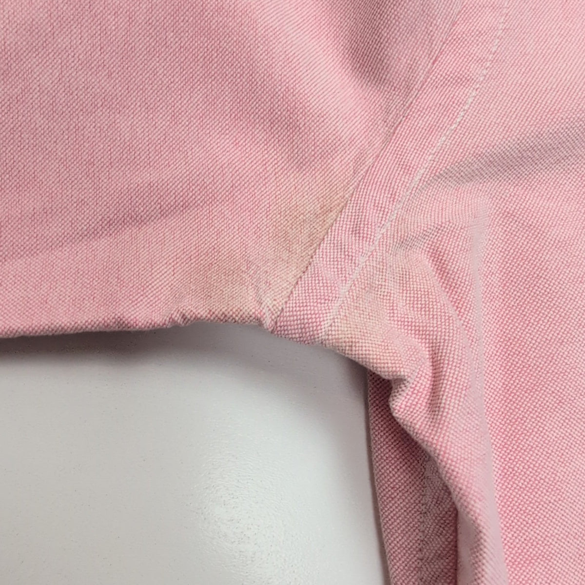 Chemise Ralph Lauren Sport Femme 14 Rose Oxford Logo Doré Cintrée