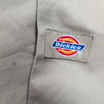 Chemise Dickies Marron Clair Workwear Manches Courtes 2 Poches Taille 2XL