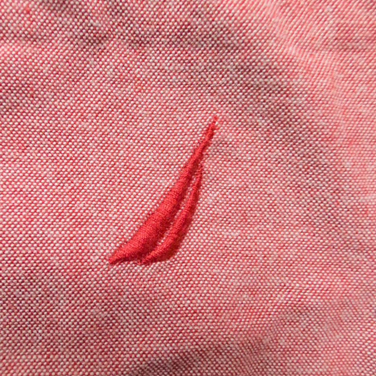 Chemise Nautica XL Rouge Chiné Classic Fit Logo Dos Nautica 83 manches longues