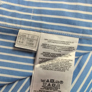 Chemise Brooks Brothers XL Regular Fit Bleu Rayures 100% Coton