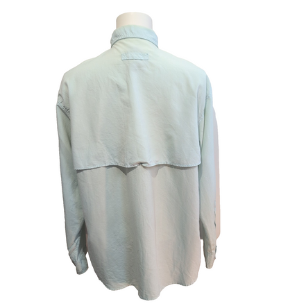 Chemise Technique L.L. Bean Homme Taille L Vert Pistache Outdoor Rando Poche