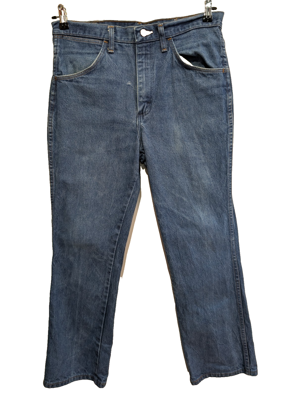 Jean Wrangler Vintage Regular Fit Homme W34 L30 Bleu Denim Classic Straight