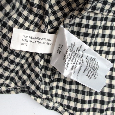 Chemise Polo Ralph Lauren M Slim Fit Noire Blanche Carreaux Shirt Col Classique