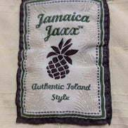 Chemise hawaïenne soie jaune Jamaica Jaxx manches courtes taille XL