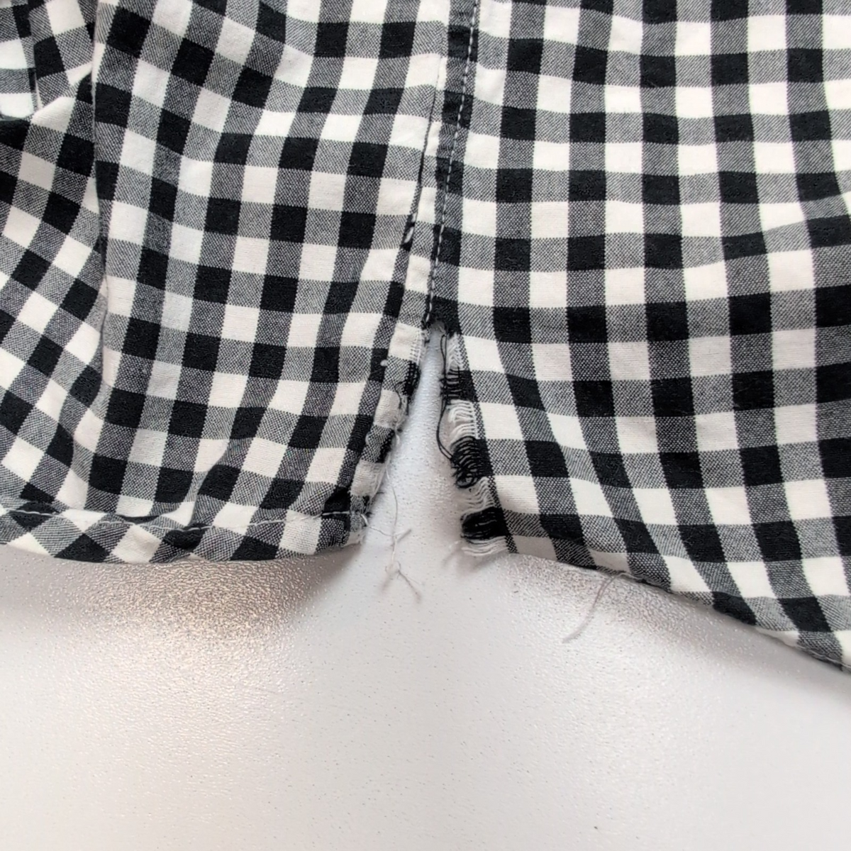 Chemise Ralph Lauren Classic Fit L Vichy Bleu Noir Manches Courtes