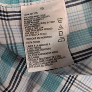 Chemise Nautica Verte À Carreaux Manches Longues Taille XL