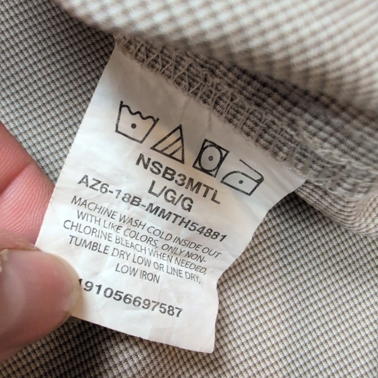 Chemise Wrangler randonnée marron carreaux poches manches courtes taille XL