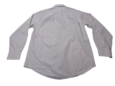 Chemise U.S. Polo ASSN lila violet manches longues à carreaux taille S