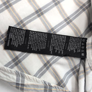 Chemise Harley Davidson L Carreaux Gris Blanc Tête de Mort manches courtes