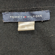 Gilet Court Tommy Hilfiger Femme Noir Rayonne Style Soie Taille S Excellent État