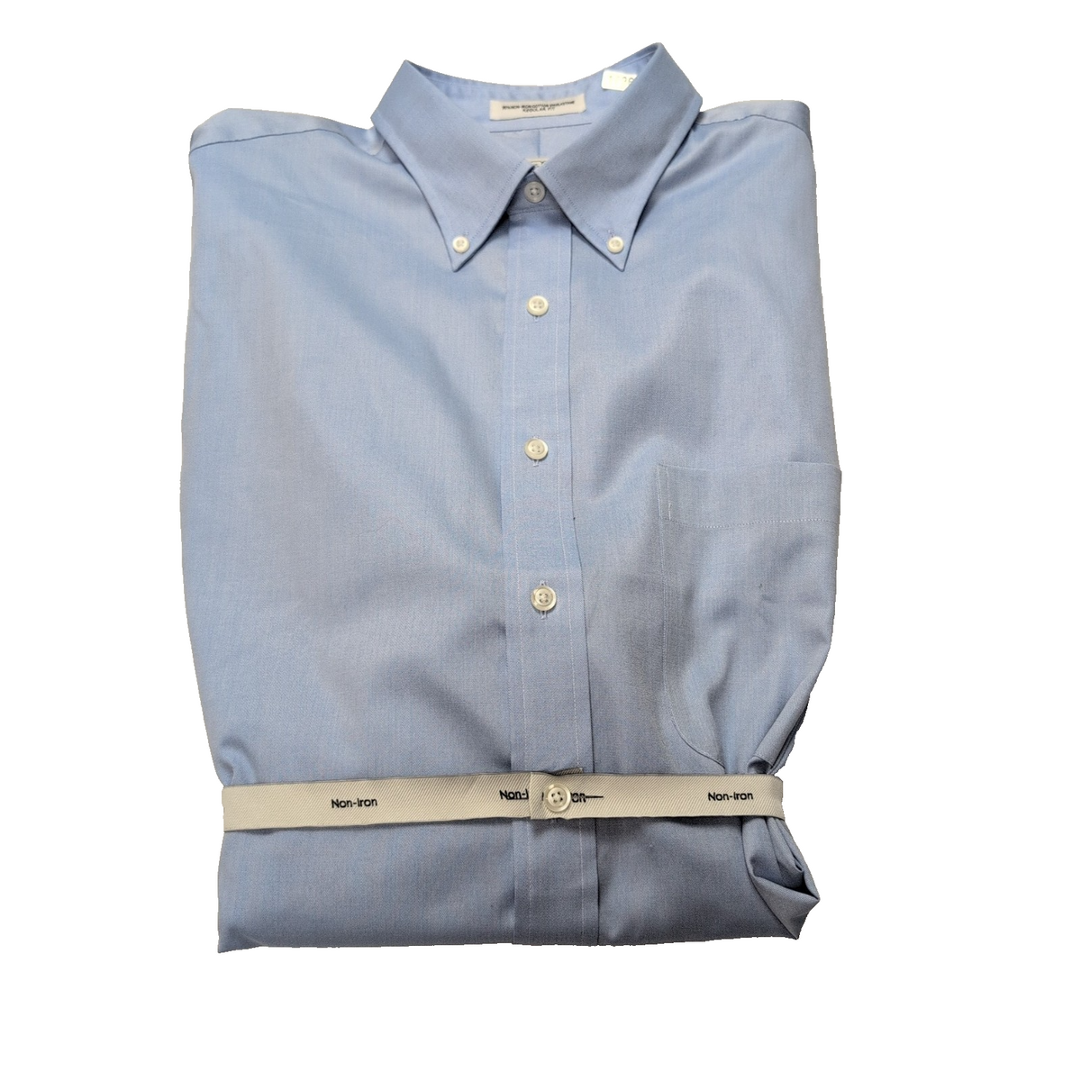 Chemise Cooper & Stewart XL Tall Neuve Étiquette Coton Stretch Bleu Unie