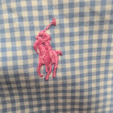 Chemise Polo Ralph Lauren Classic Fit XL Bleu Carreaux Manches Longues