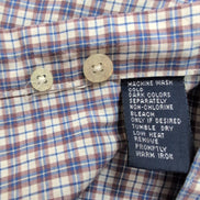 Chemise Chaps Ralph Lauren Carreaux Violet / Bleu Taille L Manches courtes Poche