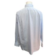 Chemise Tommy Hilfiger bleue petits carreaux manches longues XL XXL