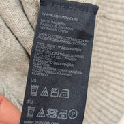 Pull Fin Tommy Hilfiger Gris Chiné Col Rond - Taille S