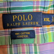 Chemise Polo Ralph Lauren à carreaux stretch multi couleur coton taille XXL