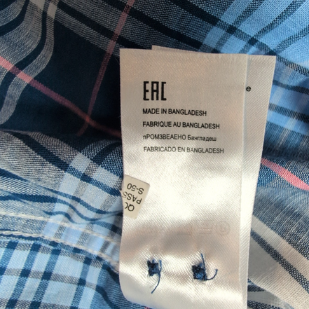 Chemise FYNCH-HATTON à Carreaux avec Poche Manches Longues - Taille XXL