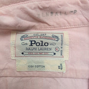 Chemise Polo Ralph Lauren Workwear rose 3 poches vintage logo L