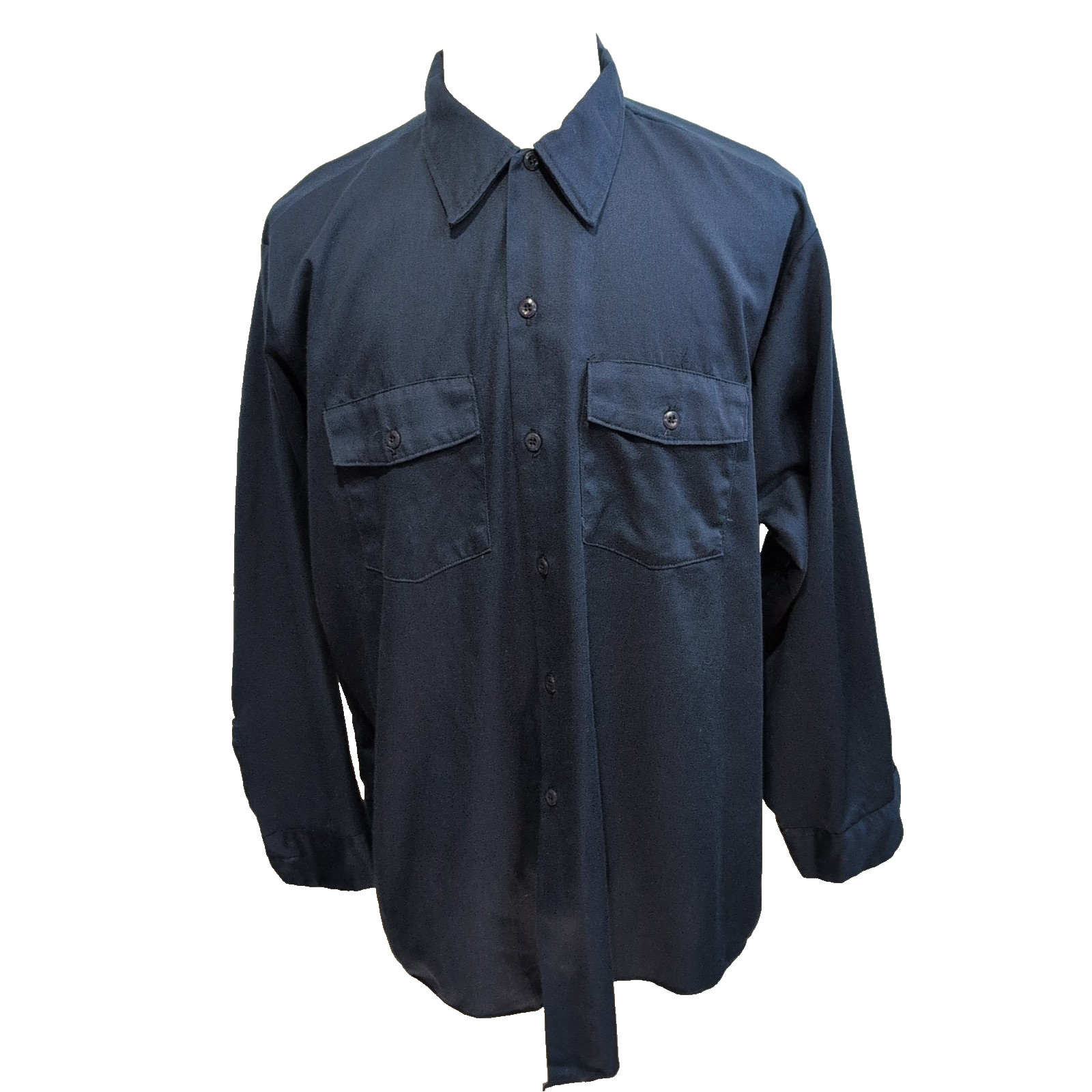 Chemise Dickies Made in USA XL XXL Bleu Marine Workwear Poches