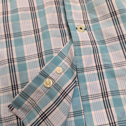 Chemise Nautica Verte À Carreaux Manches Longues Taille XL