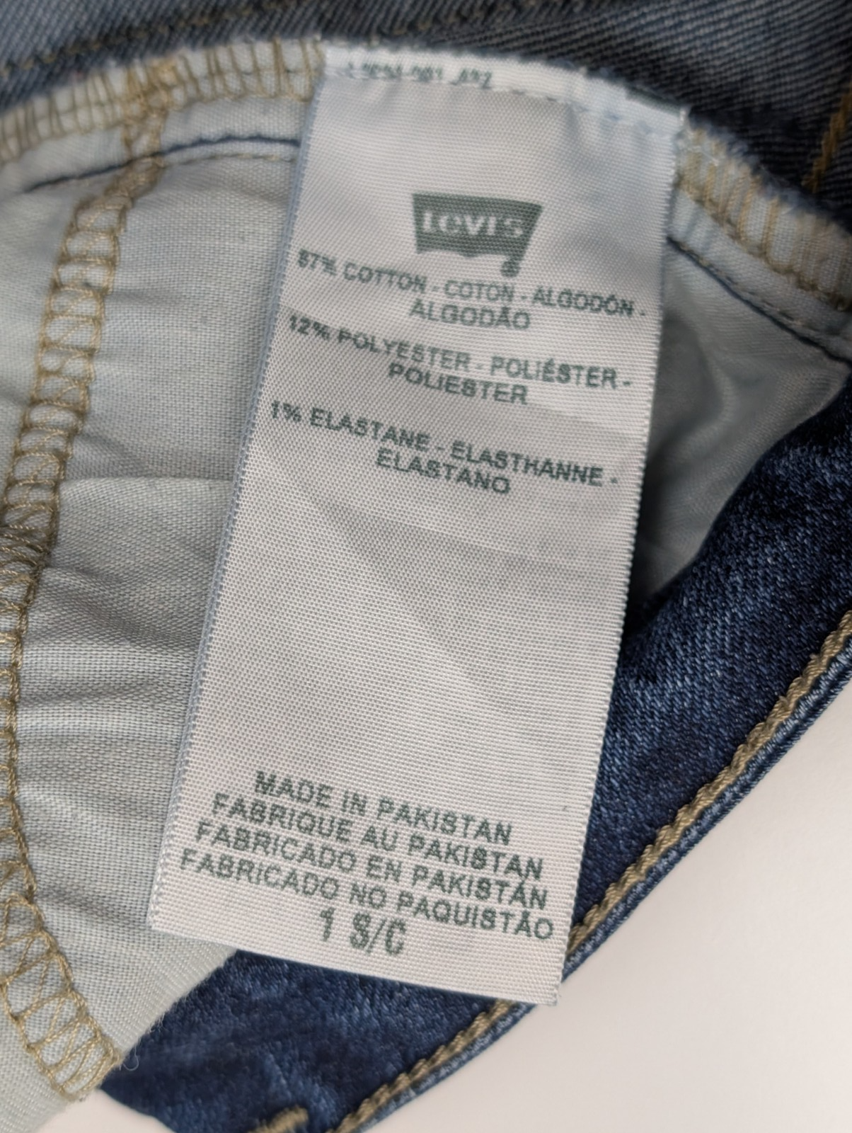 Jean Levi's 535 Femme Bleu Super Skinny Legging Stretch W24 T34