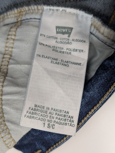 Jean Levi's 535 Femme Bleu Super Skinny Legging Stretch W24 T34