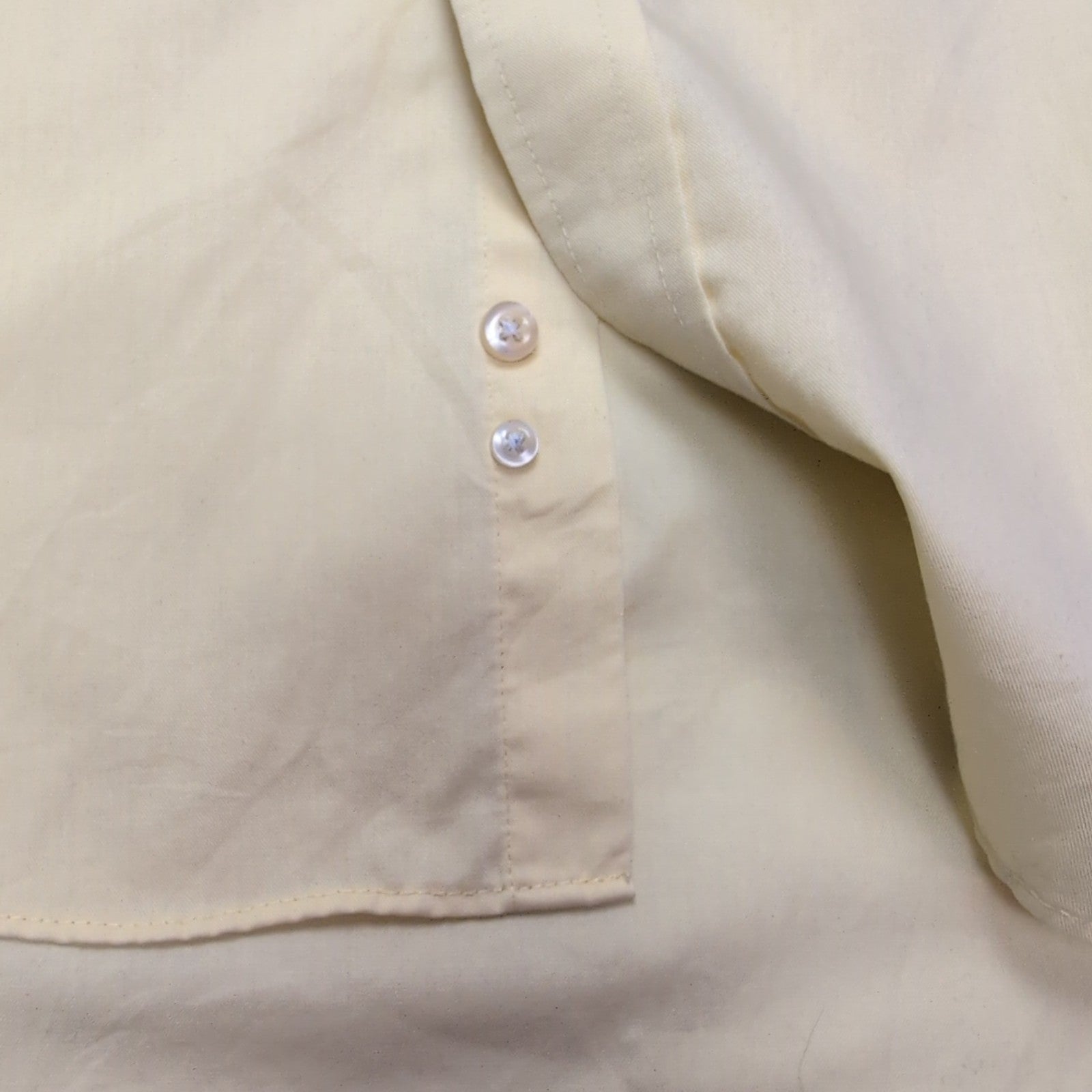 Chemise CHAPS jaune taille XXL uni manches longues homme