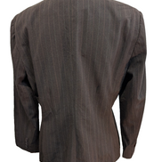 Veste Blazer Rafaella femme marron à rayures taille M 10