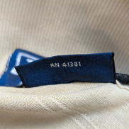 Polo manches courtes Polo Ralph Lauren XXL beige crème rayures coton Pima
