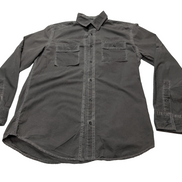 Chemise Calvin Klein gris foncé effet patiné taille S manches longues homme