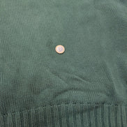 Pull POLO RALPH LAUREN Homme XL Vert Forêt Grosse Maille Logo Marine Vintage