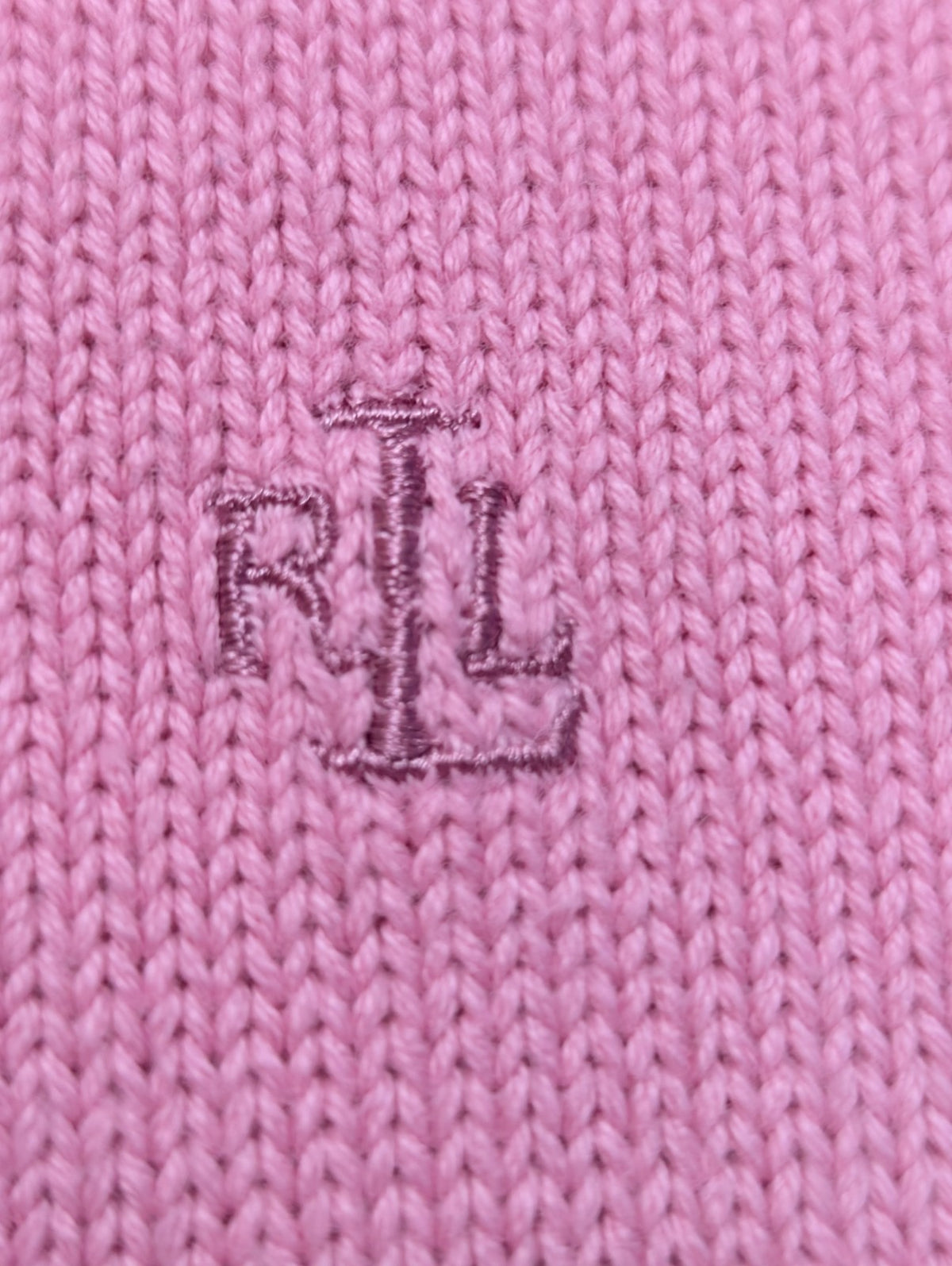 Pull femme LAUREN Ralph Lauren Jeans Co rose col roulotté coton taille M