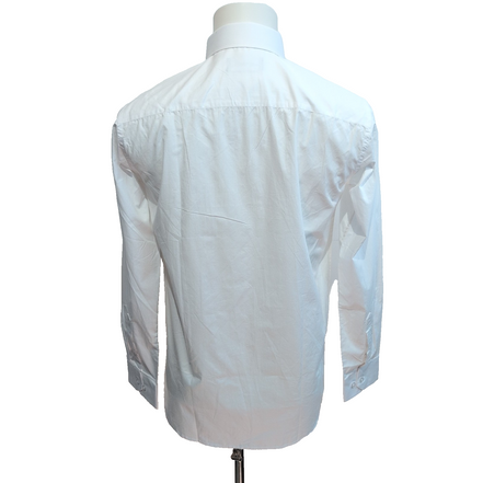Chemise Todd Shelton M Neuve Étiquette Slim Fit Blanche Manches longues