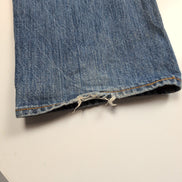Levi’s 501 Jean Homme W36 L36 Bleu Foncé Vintage Pantalon Bouton