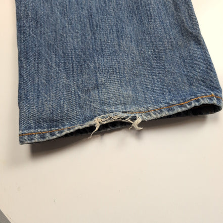 Levi’s 501 Jean Homme W36 L36 Bleu Foncé Vintage Pantalon Bouton