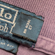 Polo manches courtes Polo Ralph Lauren XL violet logo orange Custom Fit