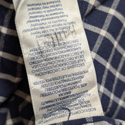 👕 CHEMISE CHAPS EASY CARE TWILL XL (TG) CARREAUX BLEU MARINE 60% COTON