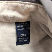 Chemise Wrangler beige crème uni manches courtes taille XXL 2 poches homme
