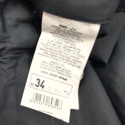 Jupe Femme T34 Pimkie Noire Coton Neuve avec Étiquette Poches Cargo