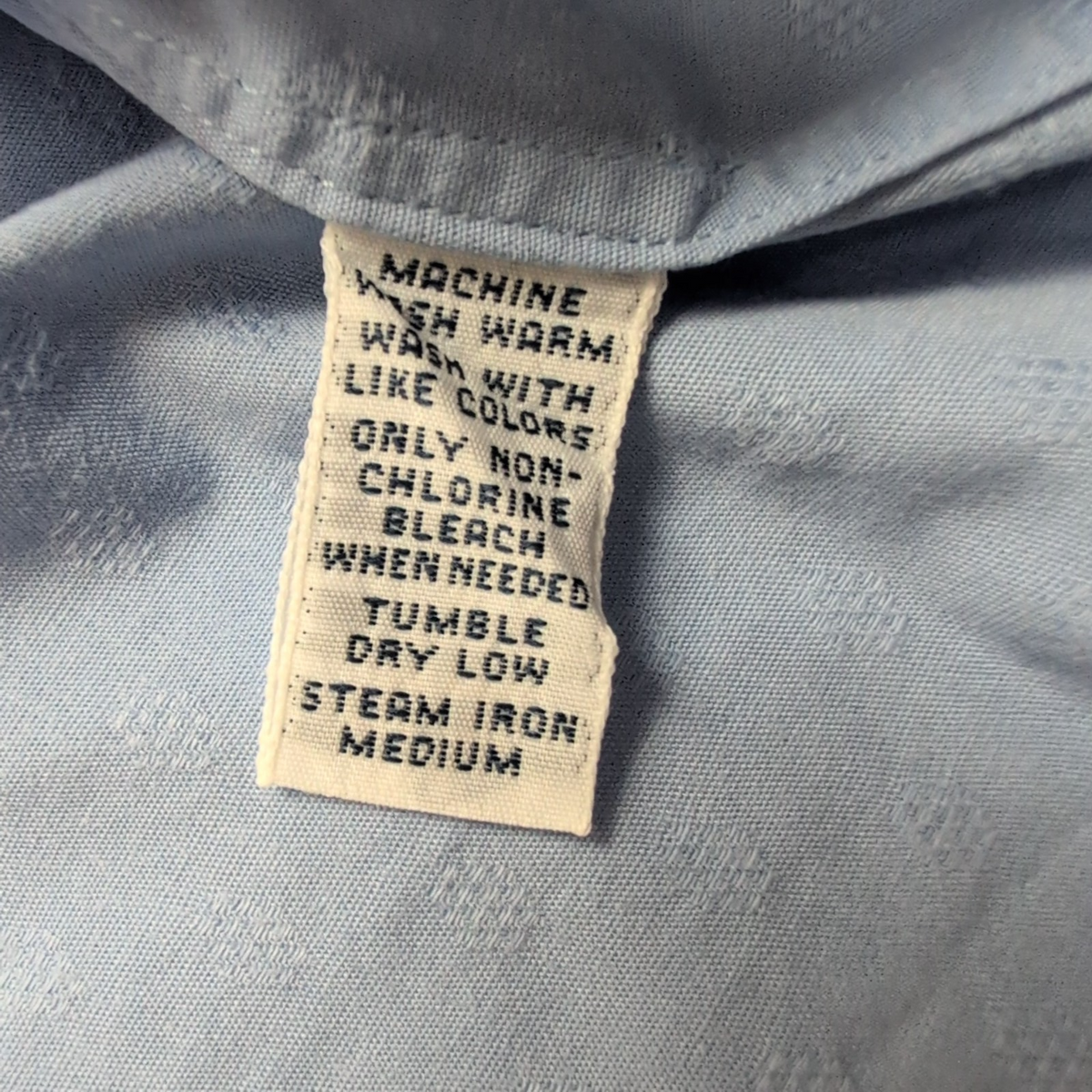 Chemise Polo Ralph Lauren Merrin XL Bleue Motifs Relief Poche Shirt
