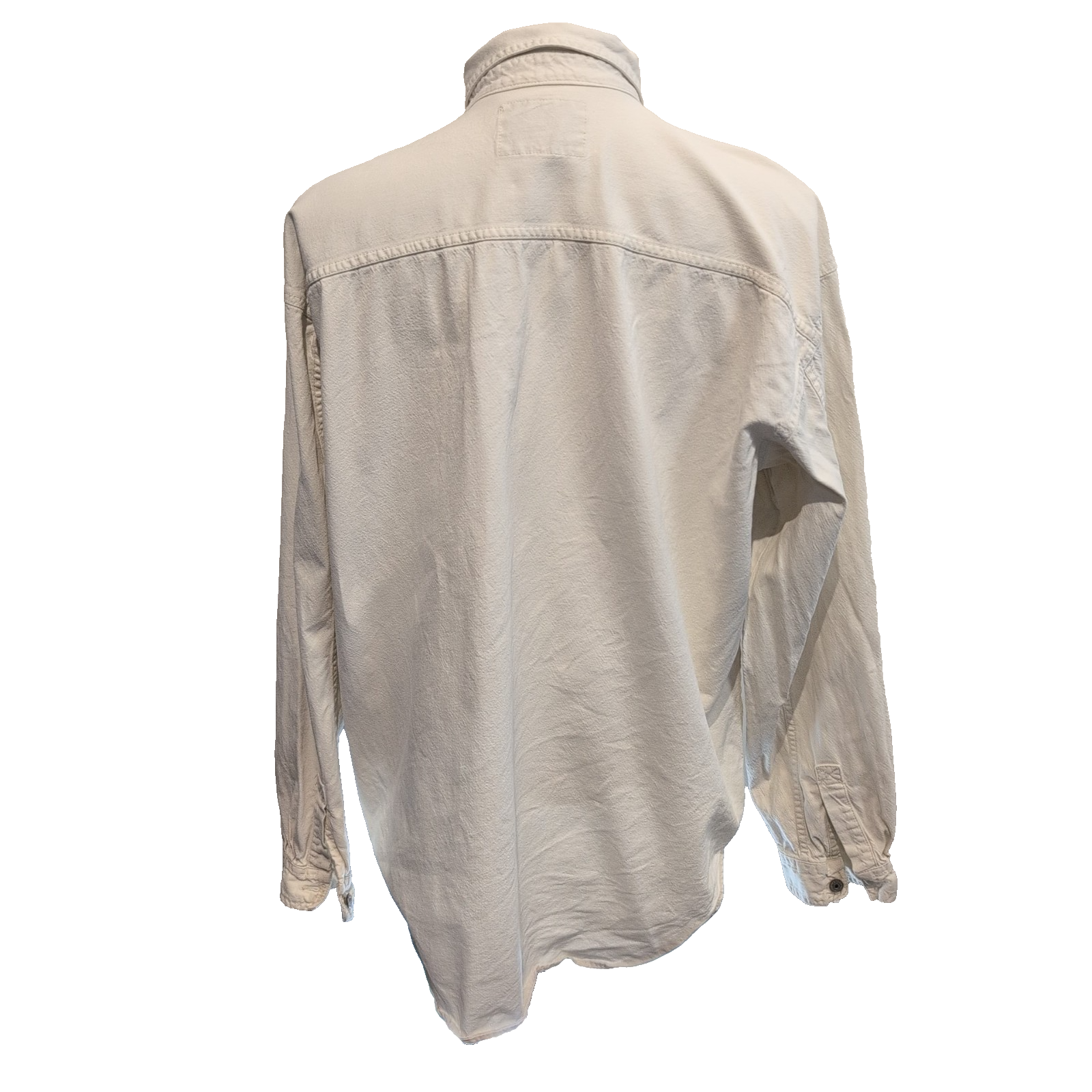 Chemise en Jean Levis Couleur blanc uni 100% coton taille XL Bouton en métal 2 p