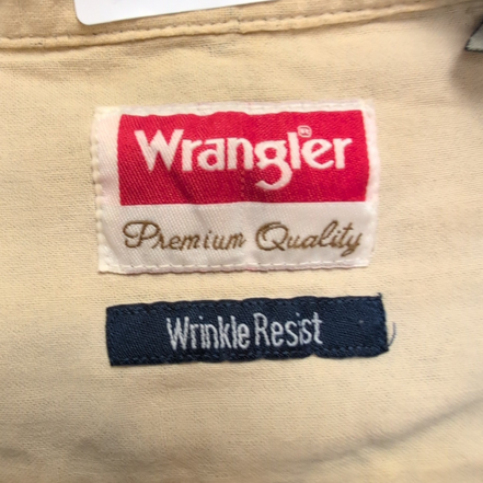 Chemise Wrangler Manche Courte Noire Bleue Blanche Carreaux Taille XL Une Poche