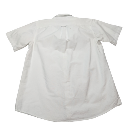 Chemise CHAPS blanche unie manches courtes taille S homme 1 poche