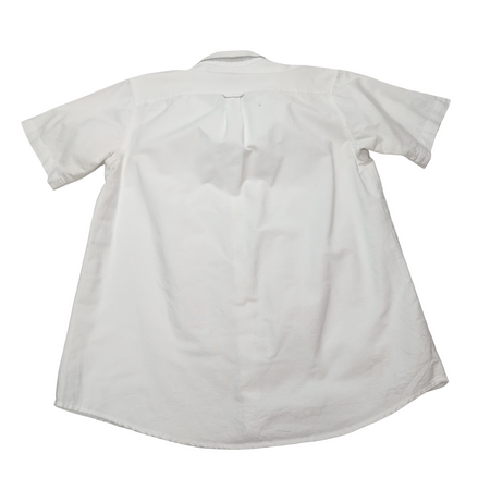 Chemise CHAPS blanche unie manches courtes taille S homme 1 poche
