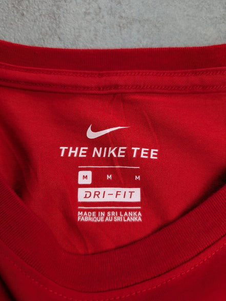 T-shirt Manches Longues Nike Dri-Fit BSM LACROSSE Rouge - Taille M