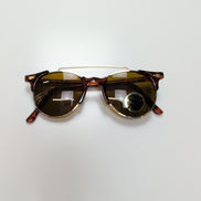Lunettes de soleil Bar-On – Monture Métal Doré et Branches Effet Bois