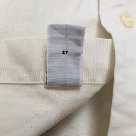 Chemise Ralph Lauren XL Blanc Cassé Classic Fit Logo Brodé Manches Longues