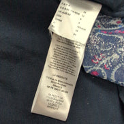 Robe La Redoute 34 Cache-Cœur Bleu Rose Paisley Brillante Neuve