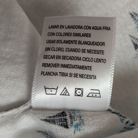 Chemise Hawaïenne Haggar XL Palmier Bateau Turquoise 100% Coton manches courtes